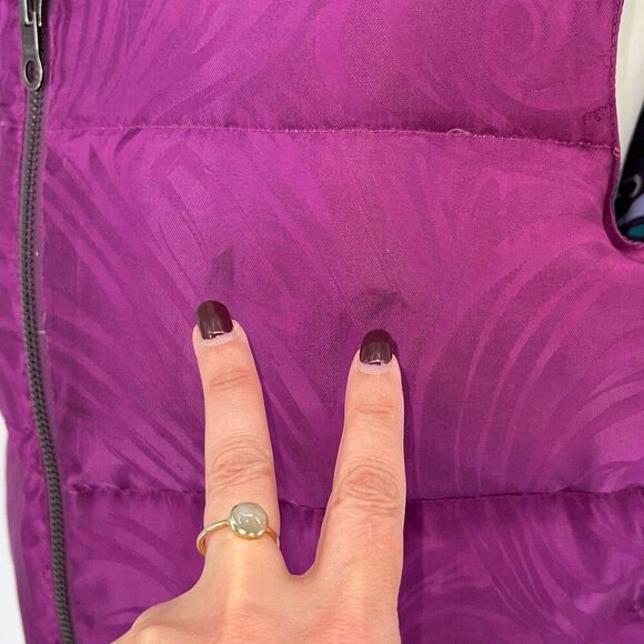 Emilio Pucci 17YC10 Reversible Hooded Puffer Vest Size 8 Fuchsia And Floral Prin - Picture 7 of 12